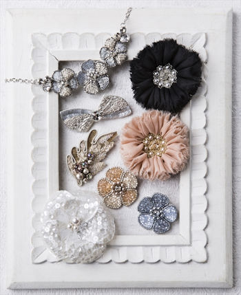 【ドーナツのミニブローチ】～オートクチュール刺繍～チェコビーズ☆ギフト・プレゼントにも☆　        
