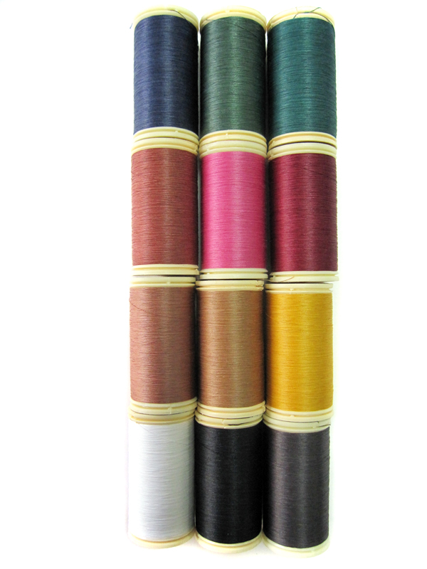★オートクチュール刺繍糸フィラガン12色アソートNo.1（ダークトーン）　