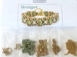 ビーズセット No.4（英語レシピ付）　Bridget Bracelet