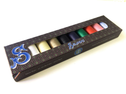 オートクチュール刺繍糸フィラガン8色セレクトセット　化粧箱付き