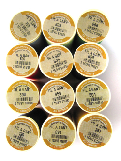 ★オートクチュール刺繍糸フィラガン12色アソートNo.4　化粧箱付き