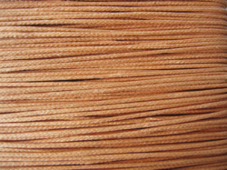 ワックスコットンコード　Φ１ｍｍ　ライトブラウン