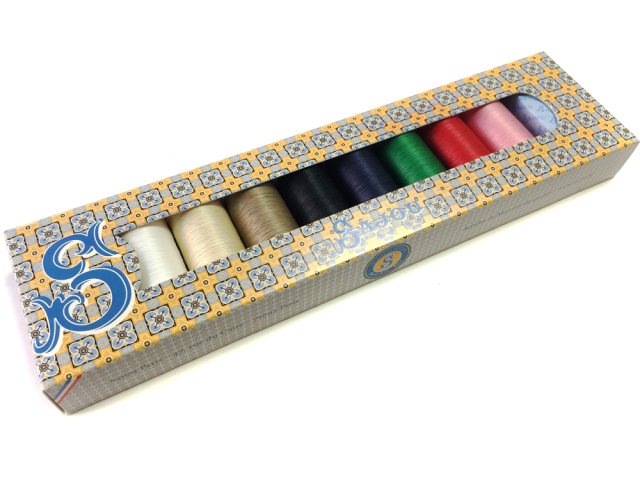 オートクチュール刺繍糸フィラガン8色セレクトセット　化粧箱付き