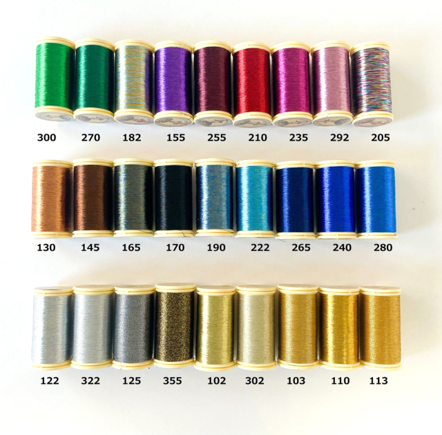 フィラガンメタリック糸　番号一覧