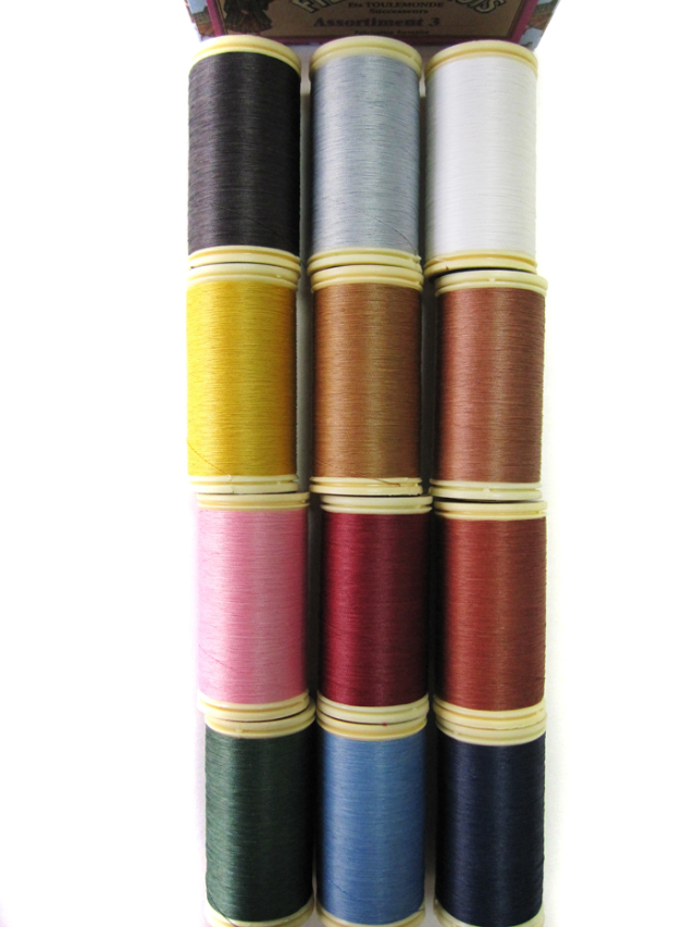 ★オートクチュール刺繍糸フィラガン12色アソートNo.3　化粧箱付き