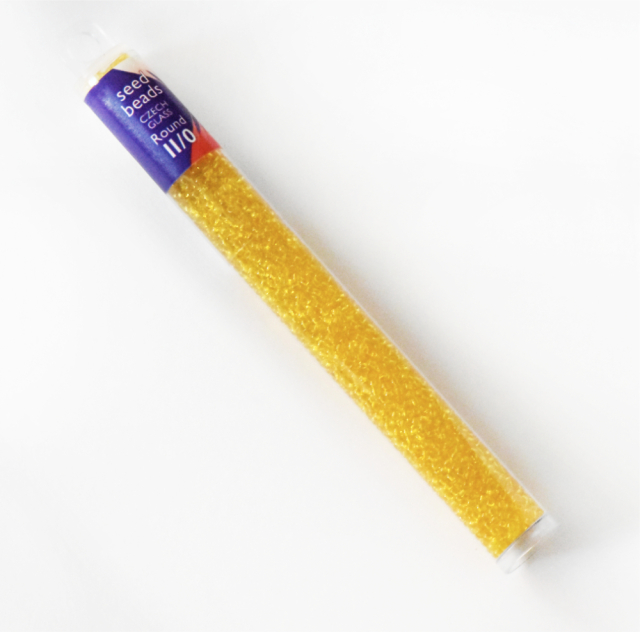 イエロー（透明）（11/0） チェコ製 約24ｇ/ケース